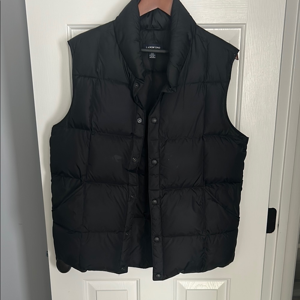 Lands' End Men's Down Puffer Vest